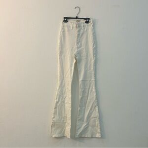 Vibrant High Rise Cream Jeans